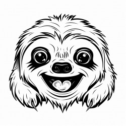 monster pop smile sloth 90s
