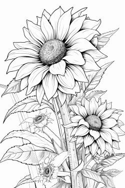 space shuttle sunflowers