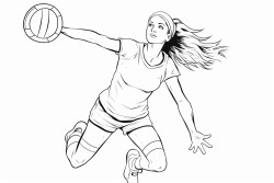 volleyball  player