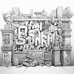 graffiiti text rofs crew