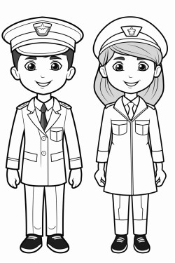 airport pilots and cabin crew