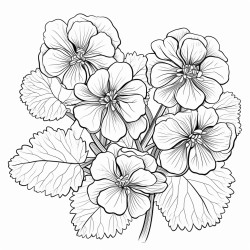 geraniums