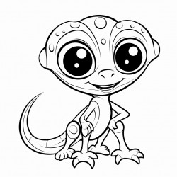 an alien lizard with 6 legs