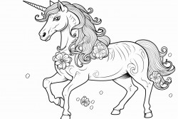 a cute little unicorn