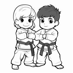 randori combat judo enfant