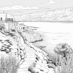 the dead sea israel  west bank  jordan