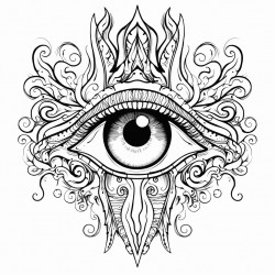 evil eyes gothic mystical